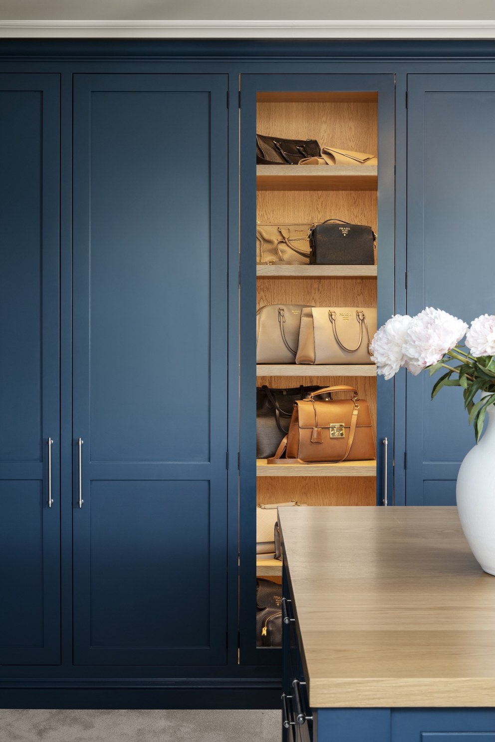 Epping Forest family home | Master dressing room | Interior Designers